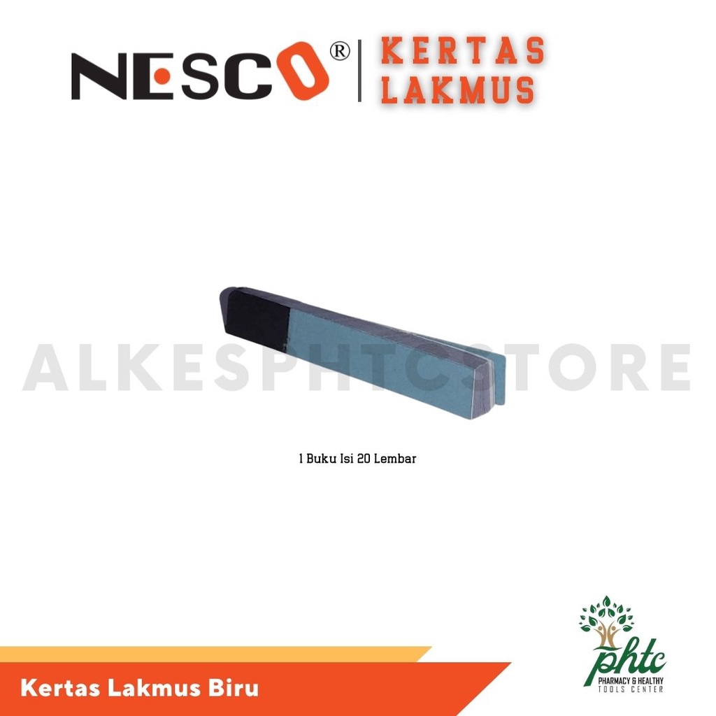 NESCO Kertas Lakmus Biru 1 Kotak 200 Lembar - Biru