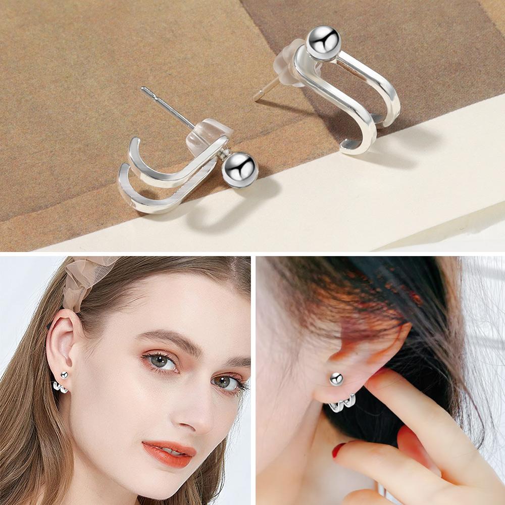 Top Type C Anting Hadiah Wanita Simple Korean