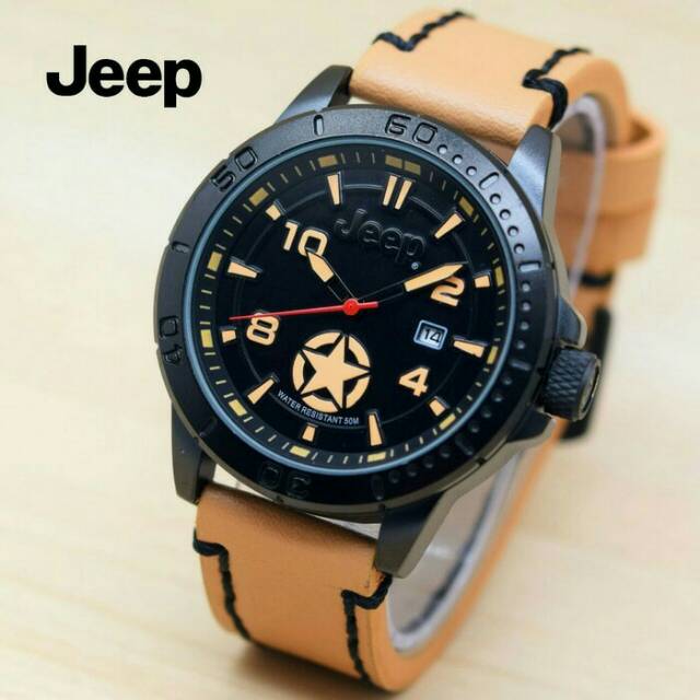 Jam Tangan Pria JEEP Sporty Kulit
