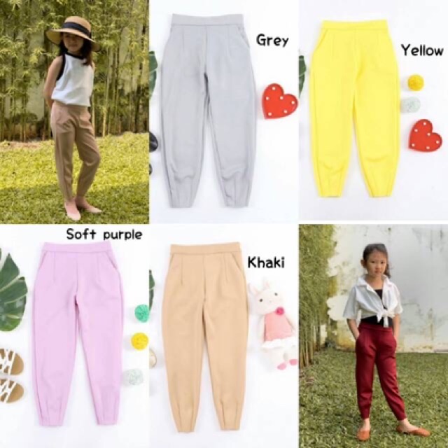 Celana gummy anak size kids SML usia 2-5 tahun sparkle gummy pants