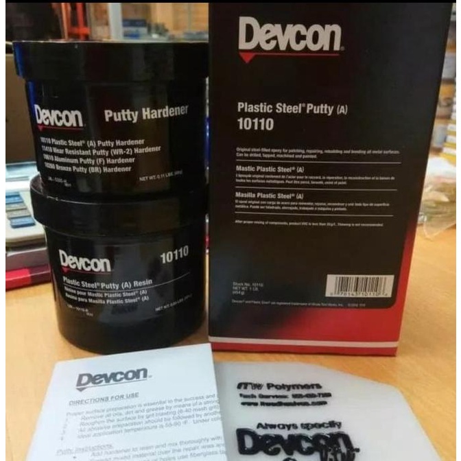 

DEVCON A Epoxy Plastik Steel Type 10110 (454 Gr)