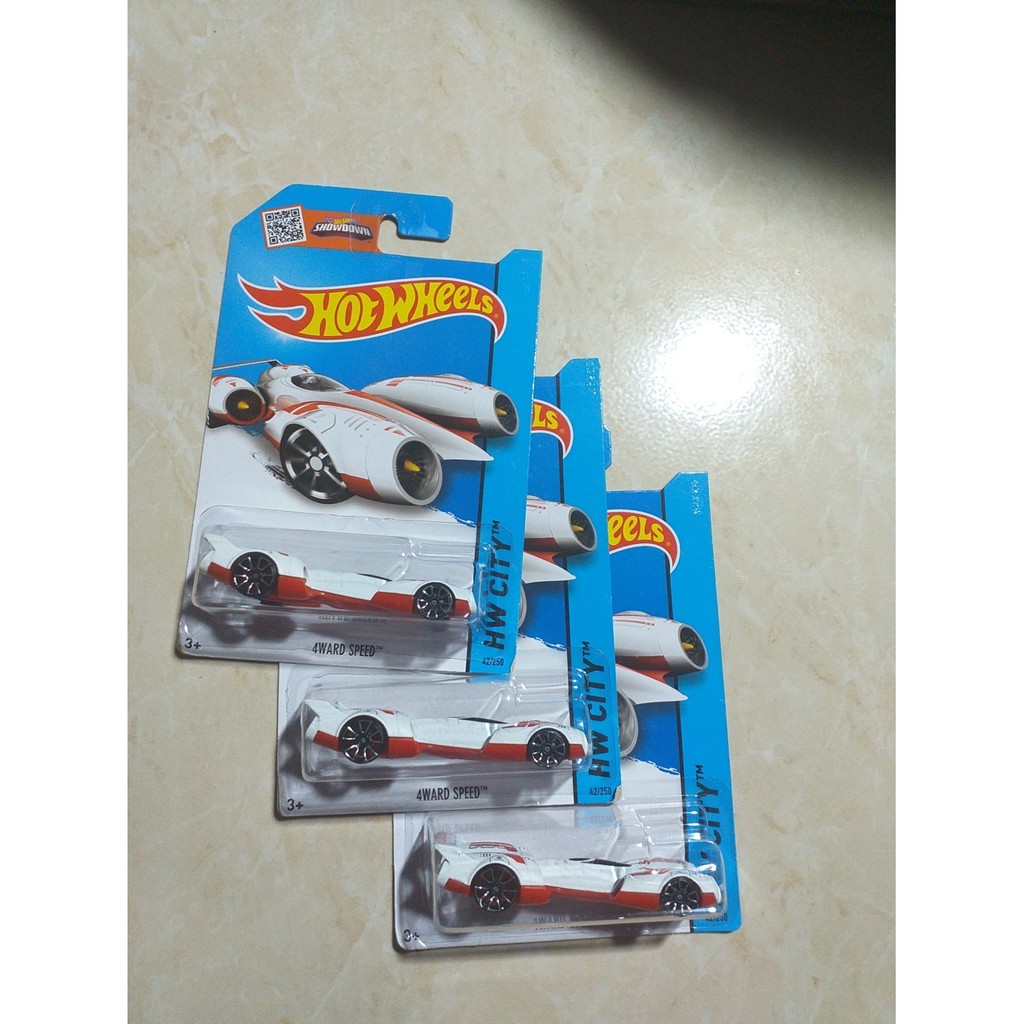 HOT WHEELS 4WARD SPEED PUTIH