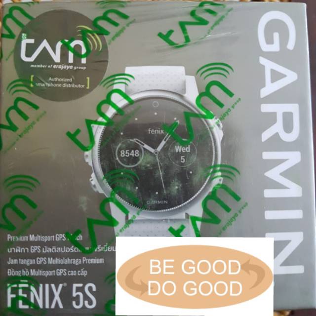 Garmin Fenix 5s Carrara White GPS Watch SEA Garansi Resmi (Sale)