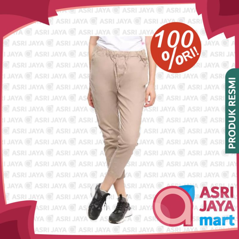 Ramayana - JJ Jeans - Celana Chinos Bigsize Panjang Wanita Cream Ukuran 31 Original