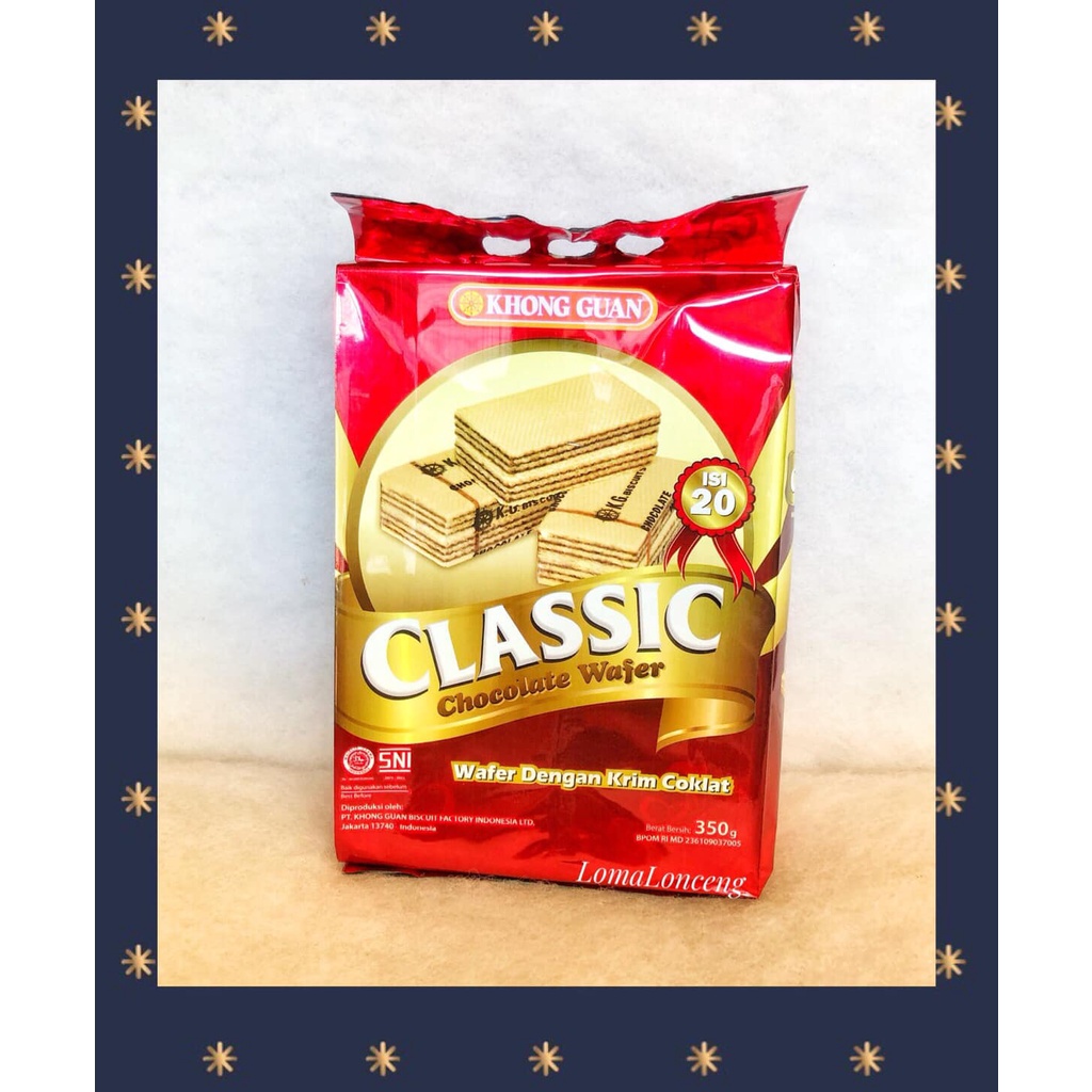 

Khong Guan Classic Chocolate Wafer 20pak