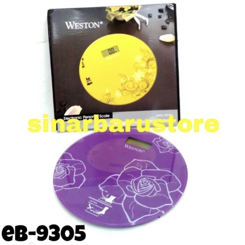 Timbangan Badan Digital "Weston" EB-9305 Max 150 KG