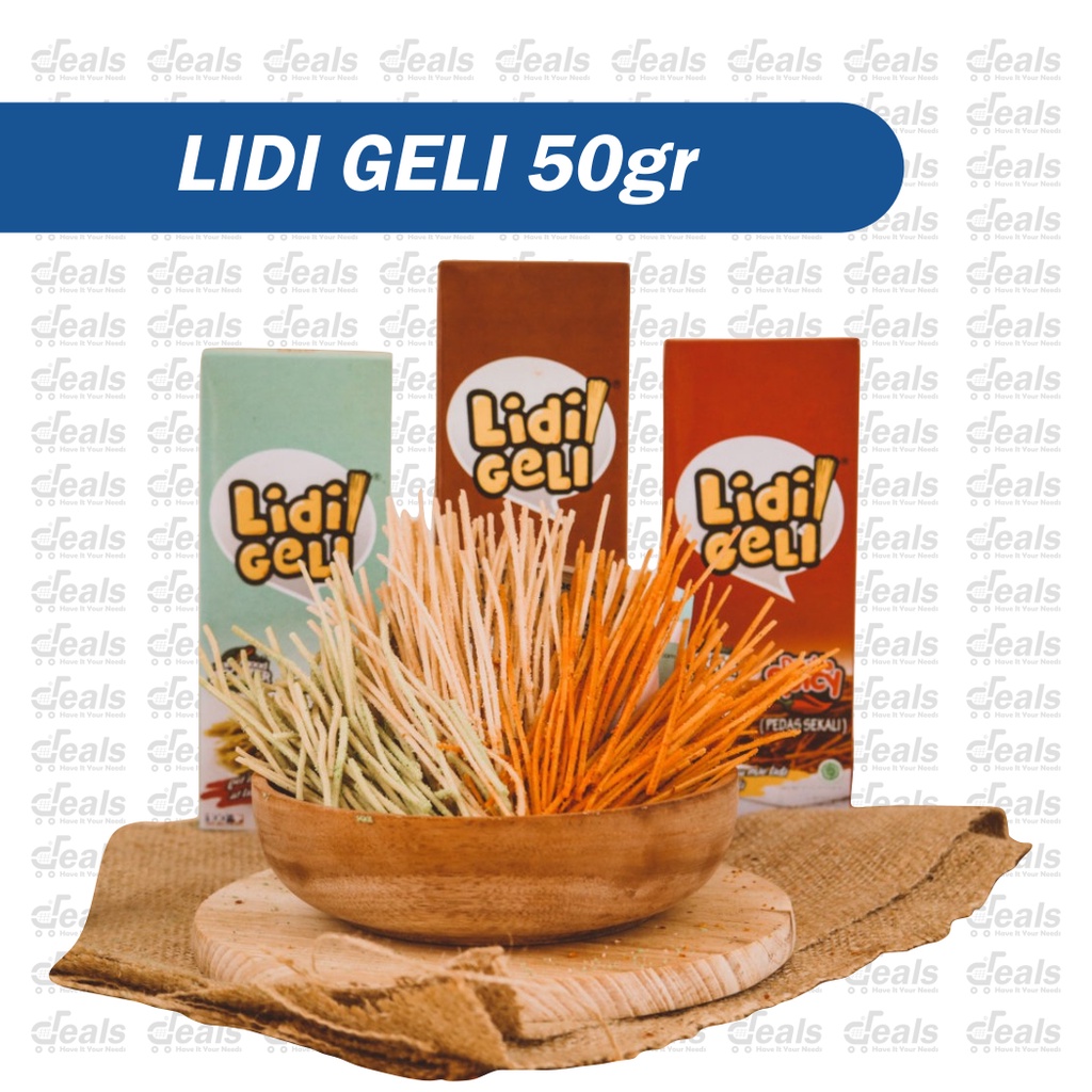 

Lidi Geli Lidi Lidian Pedas Spicy 50gr