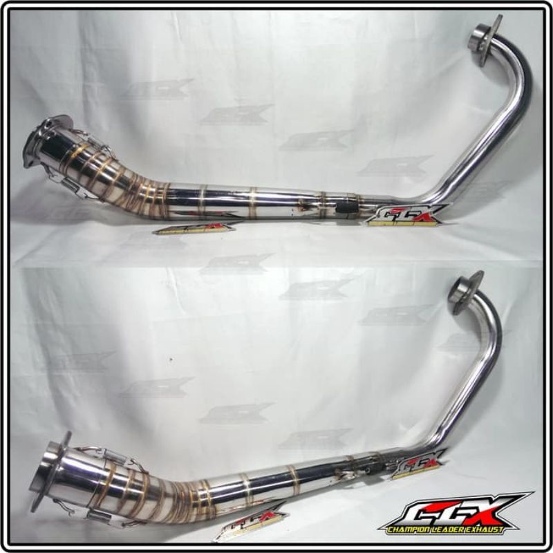 LEHER KNALPOT SATRIA FU 150 PNP SILENCER STANDAR FU. Pipa Header Kenalpot FU + Adaptor. Terlaris