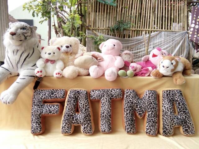 SIZE M BANTAL HURUF / BANTAL ALFABET / BONEKA HURUF / BONEKA ALFABET