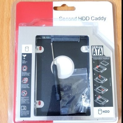 HDD CADDY TEBAL 12.7MM SATA / DVD SLOT TO HDD SLOT / SSD CADDY