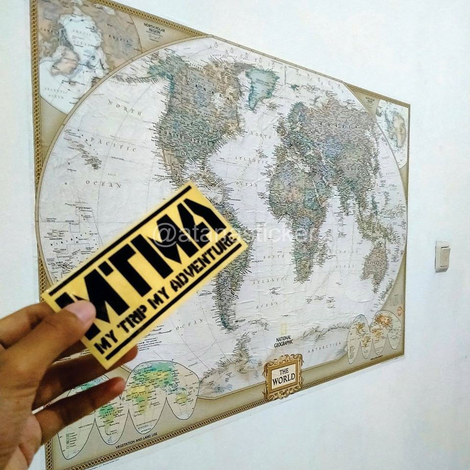 Sticker Cutting MTMA My Trip My Adventure 12x6cm