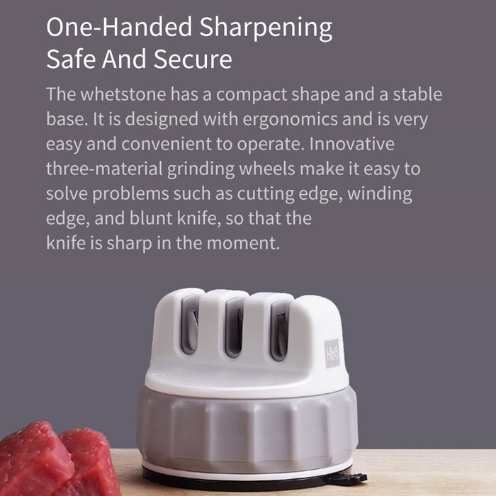 HUOHOU Knife Sharpener 3 Stage - Pengasah Pisau Asahan