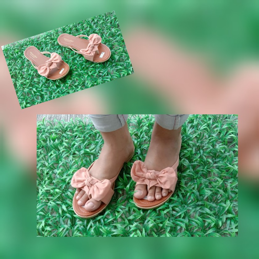 NunuLisaTan - Terbaru 2 warna Sendal Sandal Pita SIREN