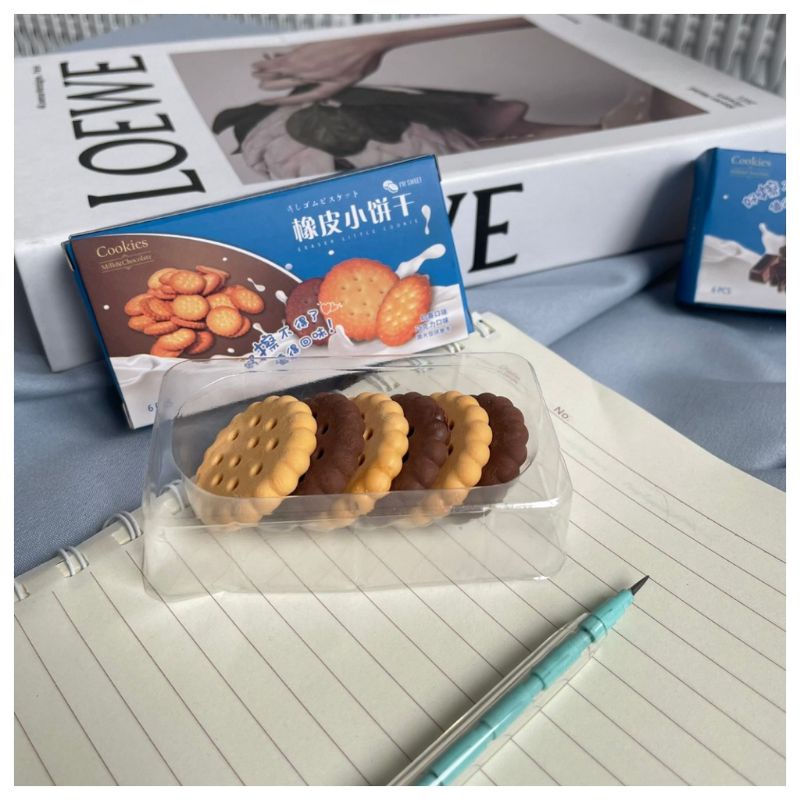 

Penghapus Bentuk Biskuit Hapusan Pensil Bentuk Kue Kering