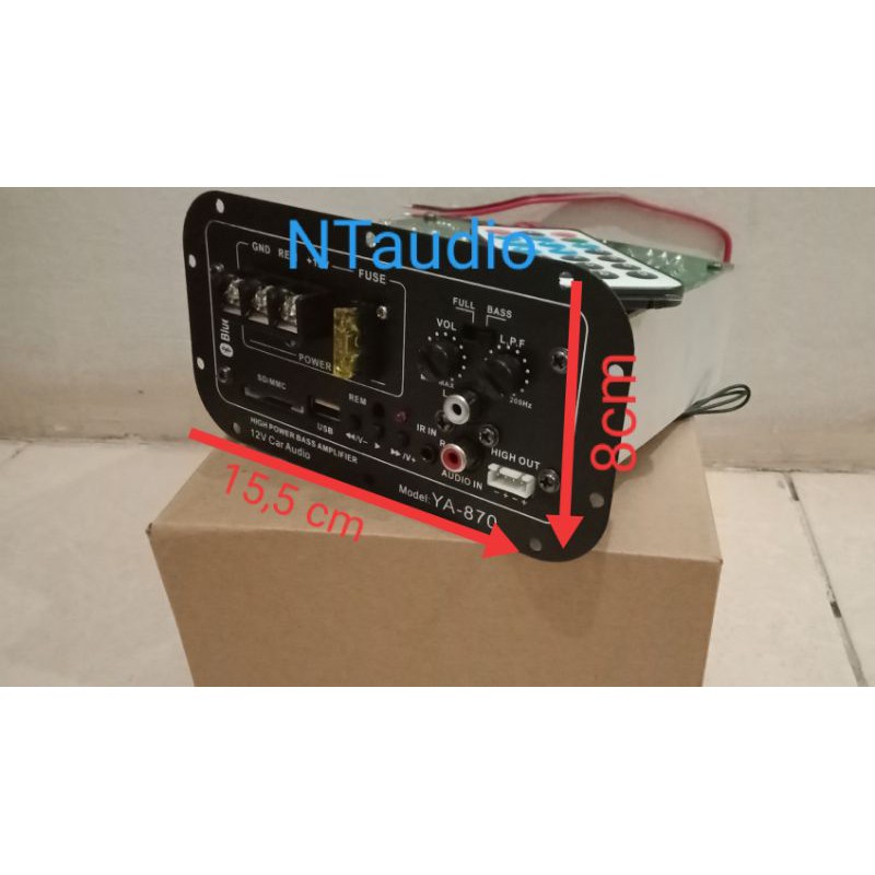 Kit basstube YA-870 bluetooth USB,SD, MMC 350watt kualitas mantap