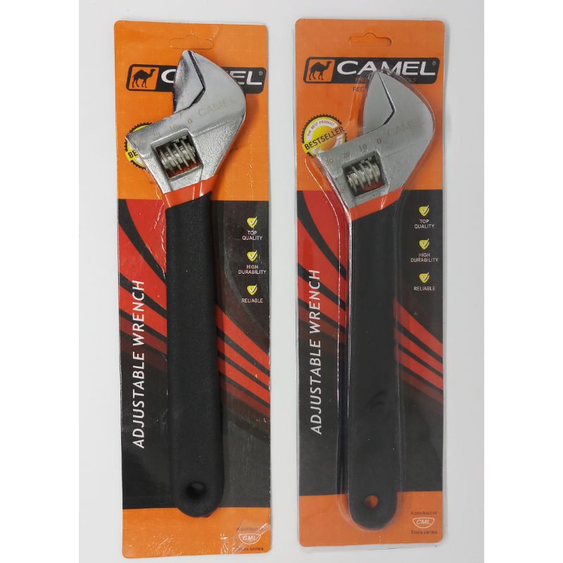 Kunci Inggris 12inci 300mm Pres - Adjustable Wrench 12inch gagang Karet