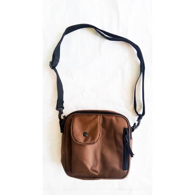 Masengger bag polos coklat/slimbag efg/slimbag goks/slimbag polos/waistbag/shoulderbag polos/backpac