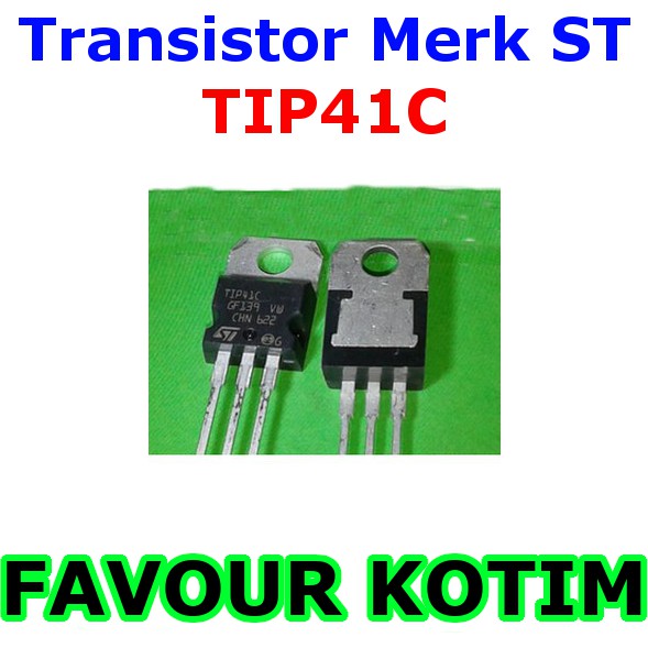 50PCS TIP41C NPN Power Transistors – TO-220 Package – SMW Brand – New
