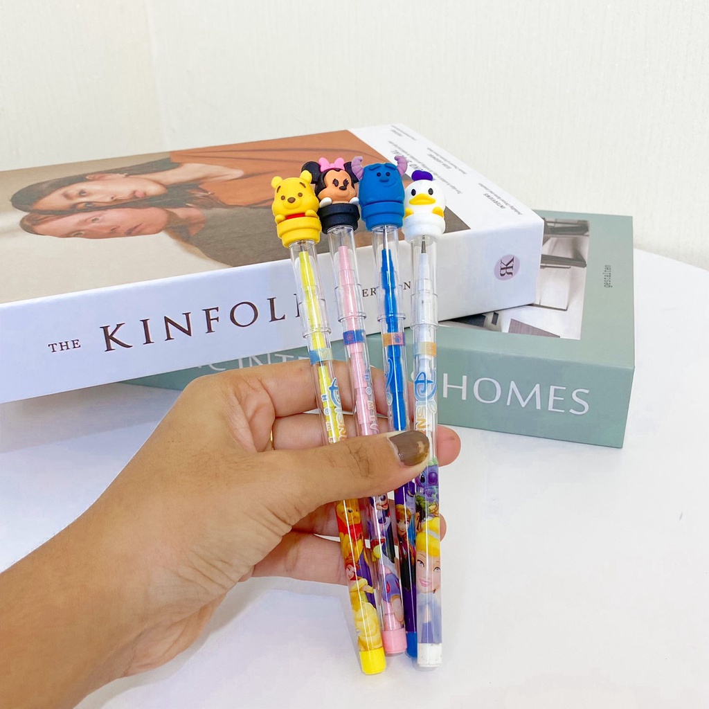 

PENSIL PELURU SUSUN PELOR KARTUN ANIMASI DISNEY TSUM TSUM POOH DONALD DUCK MICKEY MINNIE POOH COD