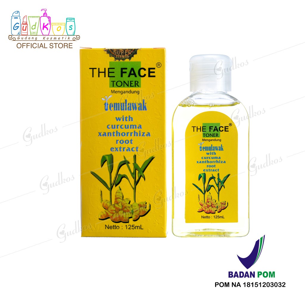 TONER TEMULAWAK THE FACE TONER WAJAH ORIGINAL BPOM/SALE/COD