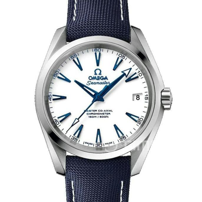 Omega Aqua Terra 150M Blue Silver Swiss Clone 1:1