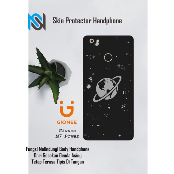 Isi 2pcs Garskin Hp Gionee M7 Power Motif astro - Free Custom Motif