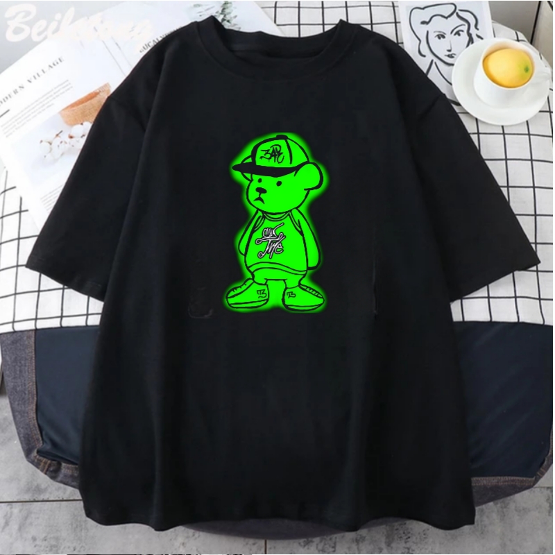 Kaos Dewasa Beruang Teddy Bear 009 Hijau