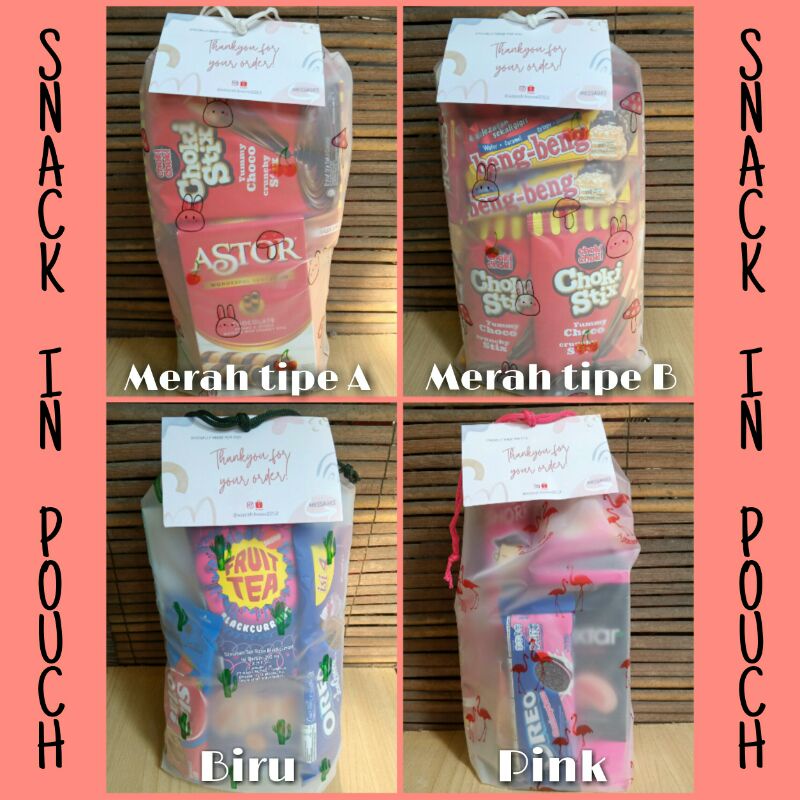 

READY/PO (1-2 hari) - SNACK IN POUCH (snack gift bukan snack box, kado, hadiah)