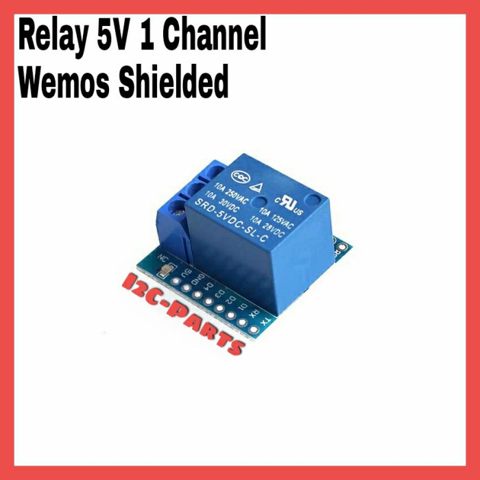 Relay Shield Wemos D1 1 Channel Mini Wifi Board V2 ESP8266 Arduino