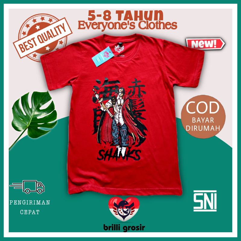 Baju Pakaian T-shirt Busana fashion Kaos Atasan Oblong Distro Anak Laki-Laki Perempuan cowok cewek u