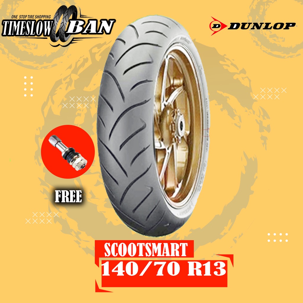 Ban Belakang Motor YAMAHA NMAX // DUNLOP SCOOTSMART 140/70 Ring 13 Tubeless