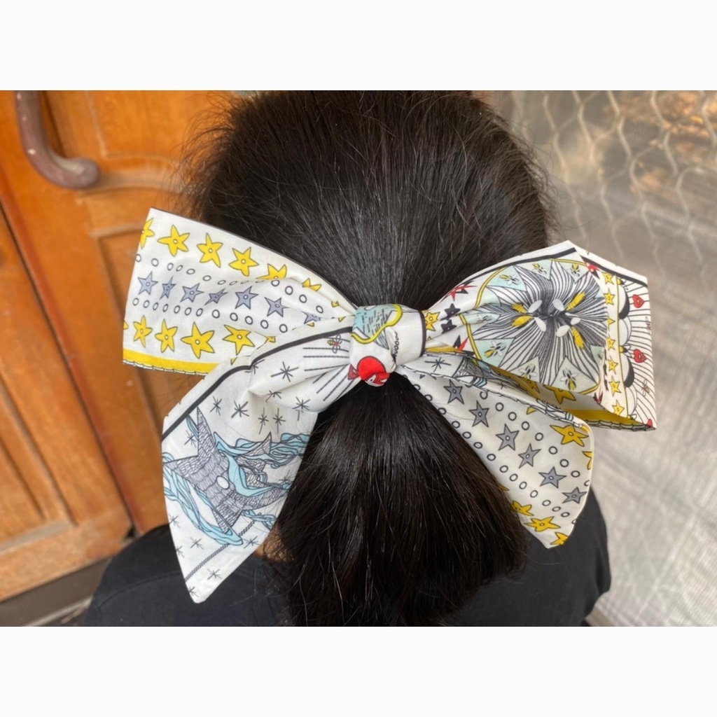 JX 1605 Ikat Rambut Scrunchies - Ikat Rambut Korea - Korean Ribbon - Pita Rambut Style Korea