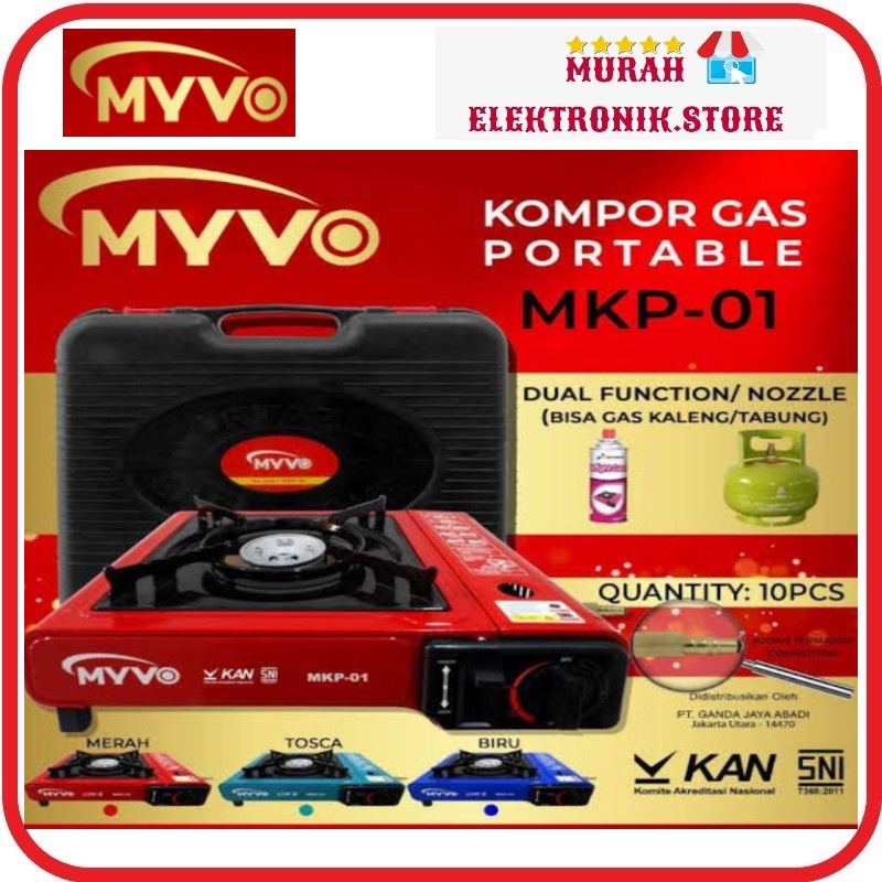 MYVO MKP-01 Kompor Gas Portable 2 in 1