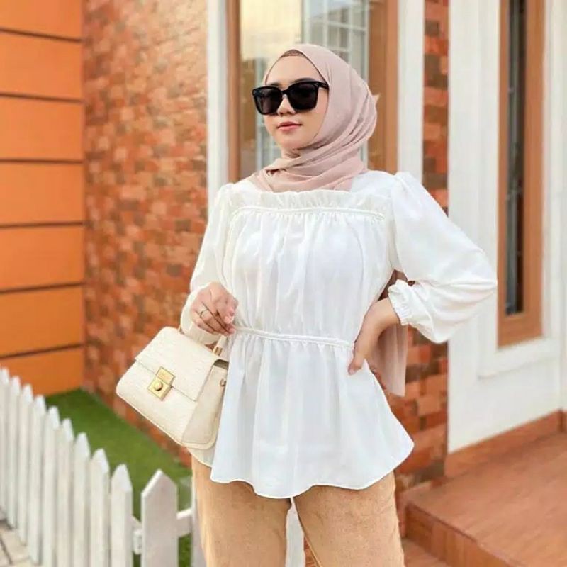 [F.C] COD - Sorya Blouse Atasan Blus Muslim Fashion Wanita Terlaris