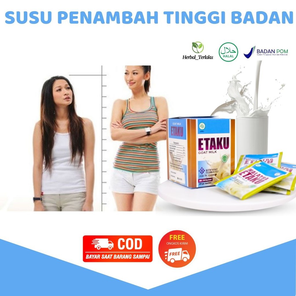 

Obat Peninggi Badan Anak Dan Dewasa , Susu Tambah Tinggi , Obat Badan Tinggi , Peninggi Badan , Susu Tambah Tinggi Usia 7 8 9 10 11 12 13 14 15 16 17 18 19 20 Tahun - Etaku Goat Milk