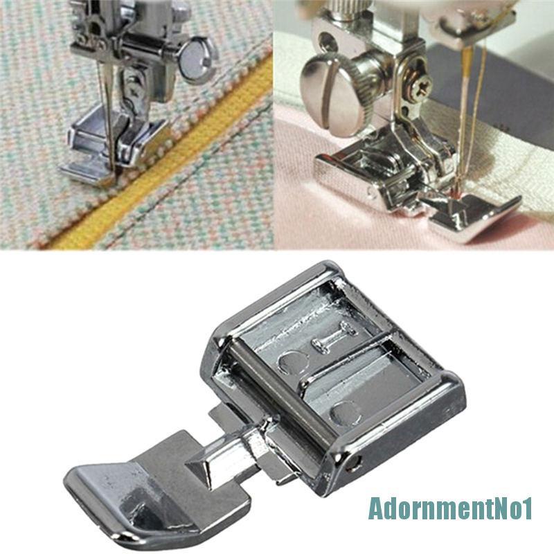 (AdornmentNo1) Presser Foot / Sepatu Mesin Jahit 2 Sisi Bahan Metal