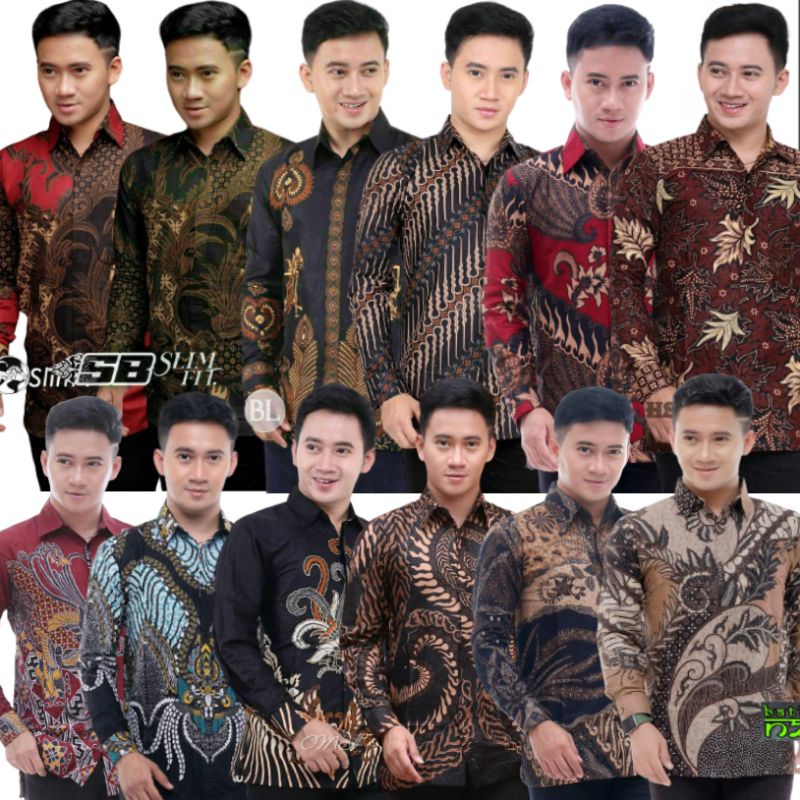 kemeja JUMBO XXXL/3L XXXXL/4L XXXXXL/5L Batik Lengan Panjang