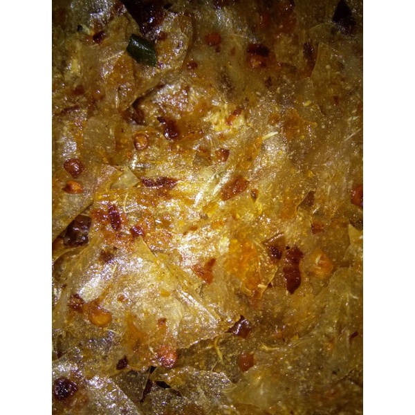 

keripik kaca pedas gurih daun jeruk
