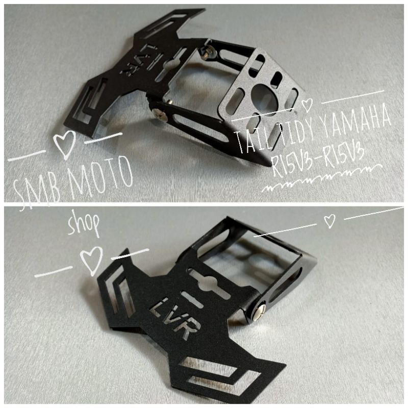 TAIL TIDY BREKET DUDUKAN PLAT BELAKANG UNIVERSAL YAMAHA  R15V3-R15V2-NINJA RR MONO-CBR 250