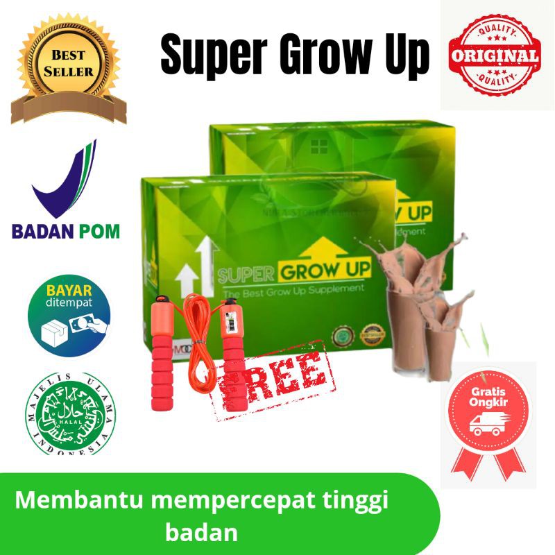 

SUPER GROW UP SUSU CALSIUM PENINGGI BADAN 100% ORIGINAL