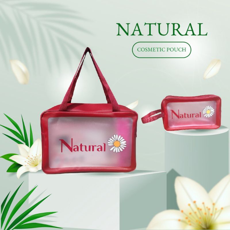 Tas Kosmetik Washbag Anti air - Tas Peralatan Mandi Anti Air