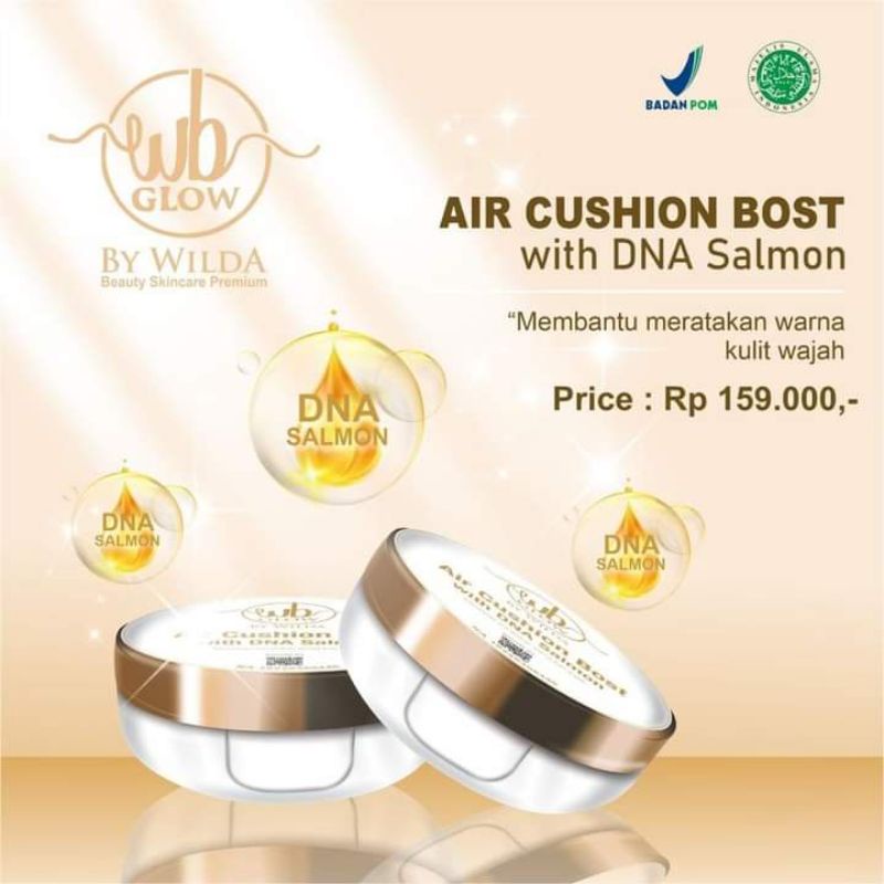 BB CUSHION WB GLOW DNA SALMON BB CUSHION CREAM WB GLOW BB CUSHION WB GLOW CUSHION WB GLOW
