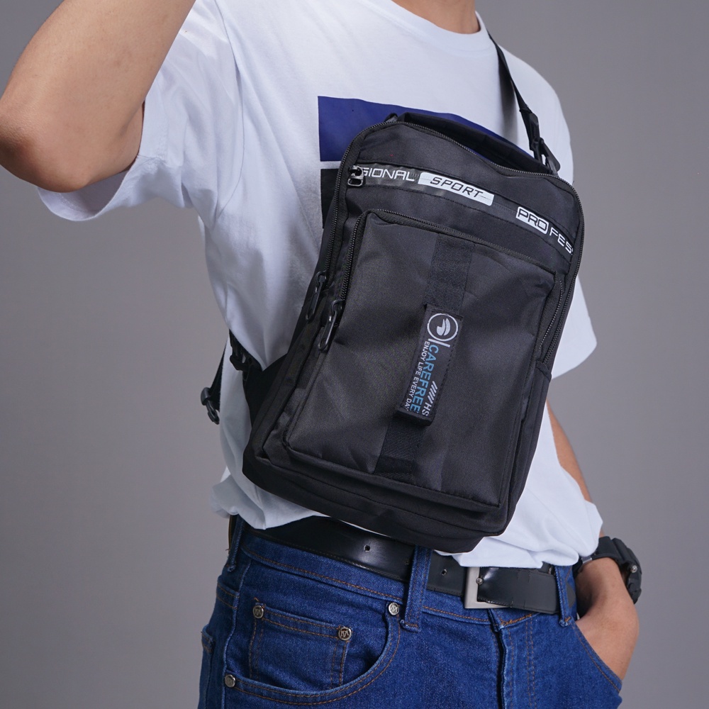 Tas Selempang Pria Waistbag Pria Tas Ransel Pria Tas Multifungsi ESL05