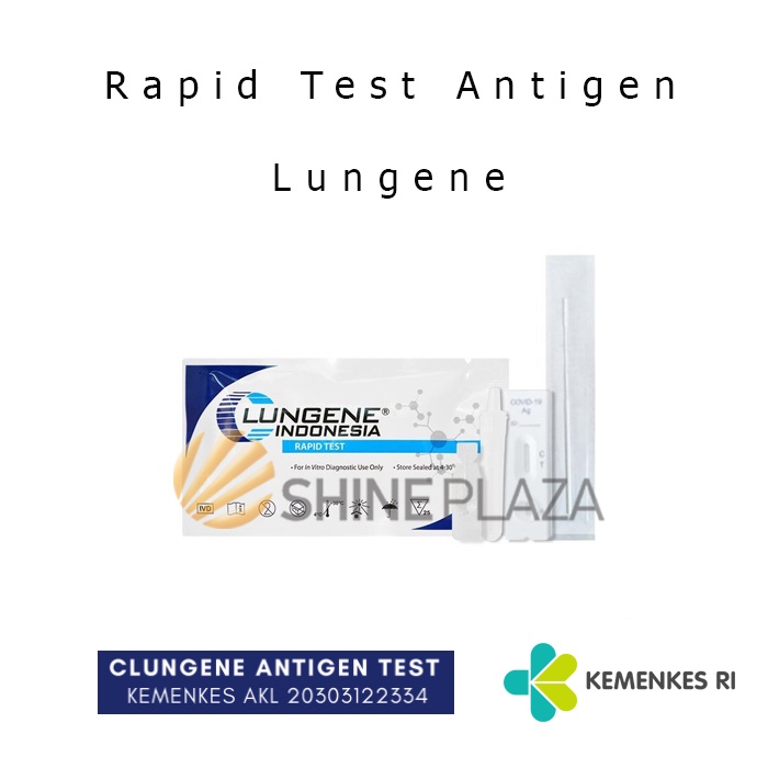 Alat Swab Rapid Test Antigen Clungene Lungene Biru Satuan Set Original