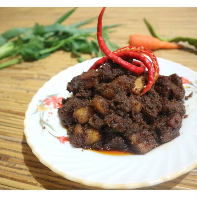 

Rendang Singkong dan Daging