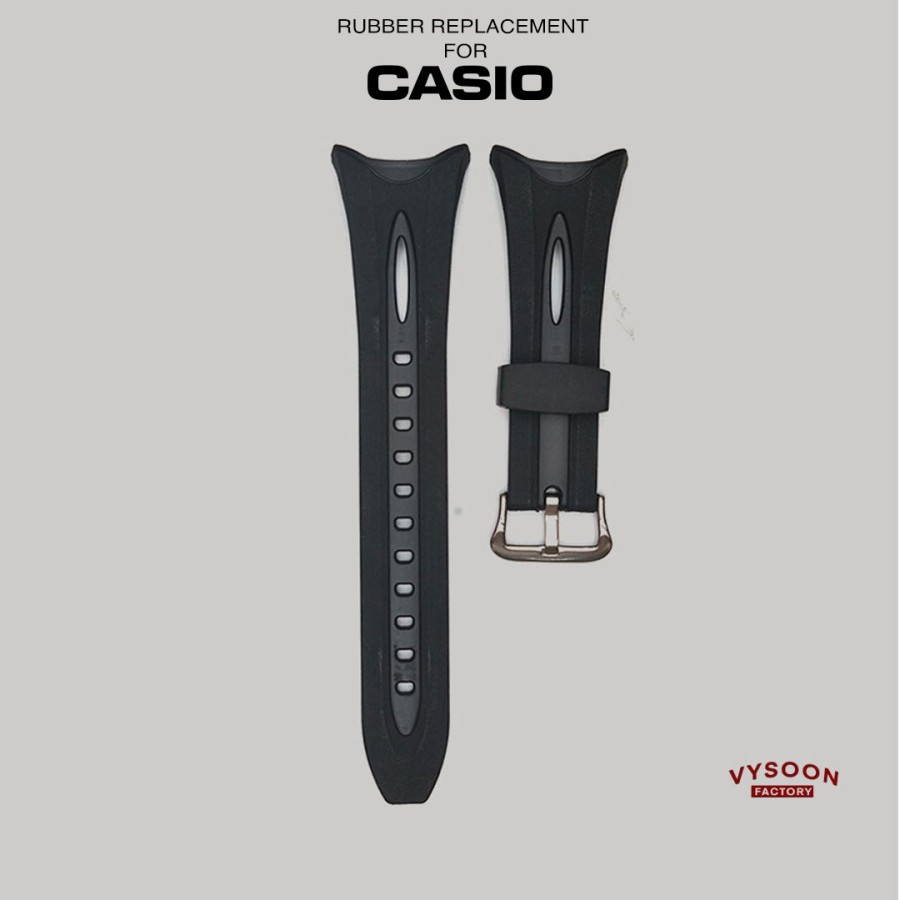 Strap Tali Rubber Casio Original Pengganti PAS-201 PAS201 PAS 201