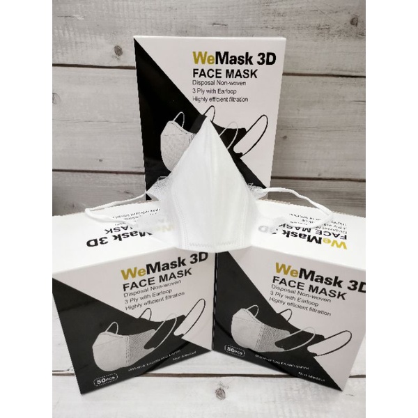 Masker Duckbill We Mask 3D Dewasa Garis