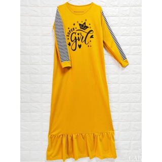 GAMIS SIMPLE SUPER GIRL CARLINA FASHION Shopee Indonesia GAMIS SIMPLE SUPER GIRL CARLINA FASHION Shopee Indonesia