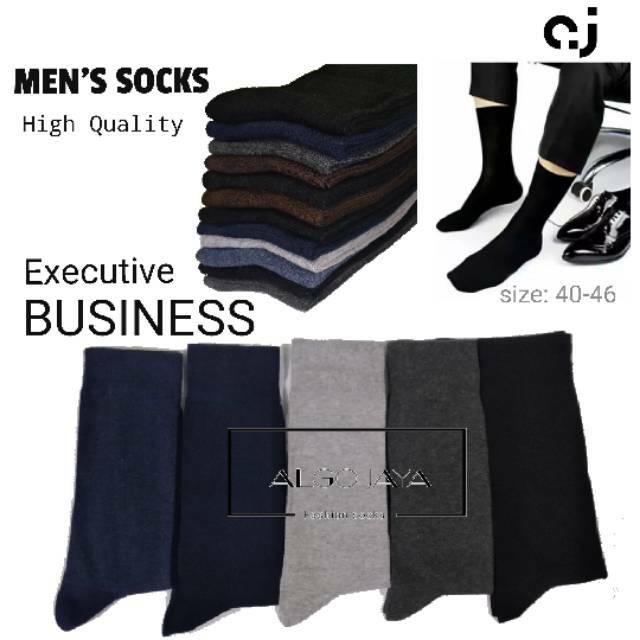 TOKO KL (Bisa COD) Kaos kaki pria dewasa/ kaos kaki kerja kantoran panjang polos