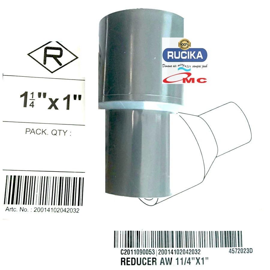 Vlok Sock V sok Reducing Socket Reducer Aw 1 1/4 X 1 Inch RUCIKA